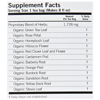 Yogi Tea, Skin DeTox, Soothing Rose Hibiscus, 16 Tea Bags, 1.12 oz (32 g)