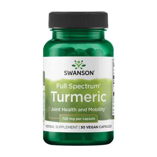 Swanson Full Spectrum Turmeric, 720 mg, 30 Vegan Capsules
