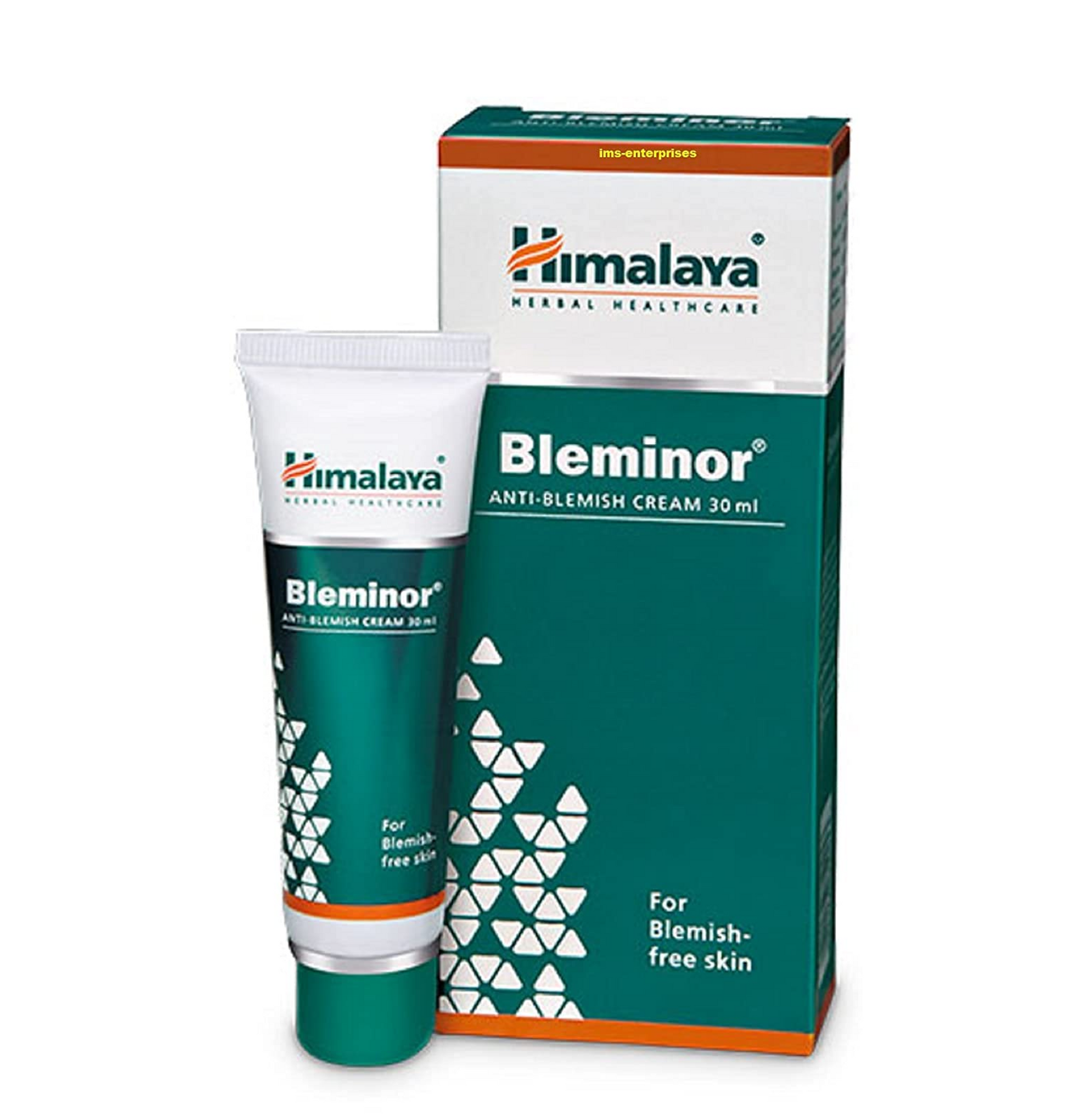 Himalaya Bleminor Anti-Blemish Cream tube and packaging on a white background
