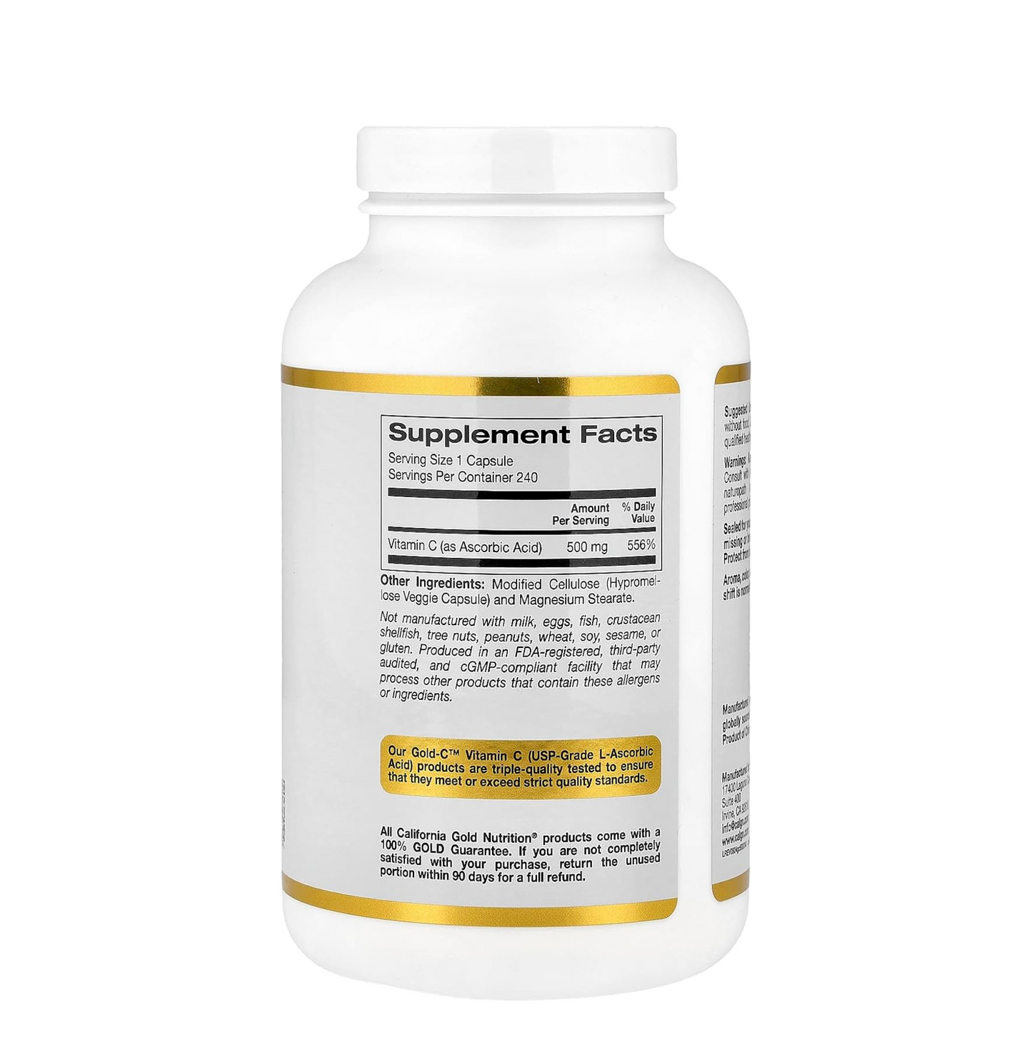 Supplement bottle with 'Supplement Facts' label on a white background