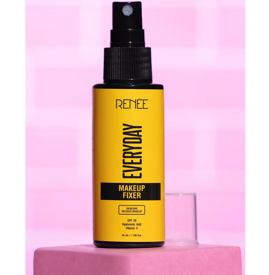RENEE Everyday Makeup Fixer, Lightweight & Non-Greasy, Locks Makeup for a Lasting Dewy Finish, Hydrates & Refreshes, Enriched with Aloe, Hyaluronic Acid & Vitamin C & Spf 30, 50ml