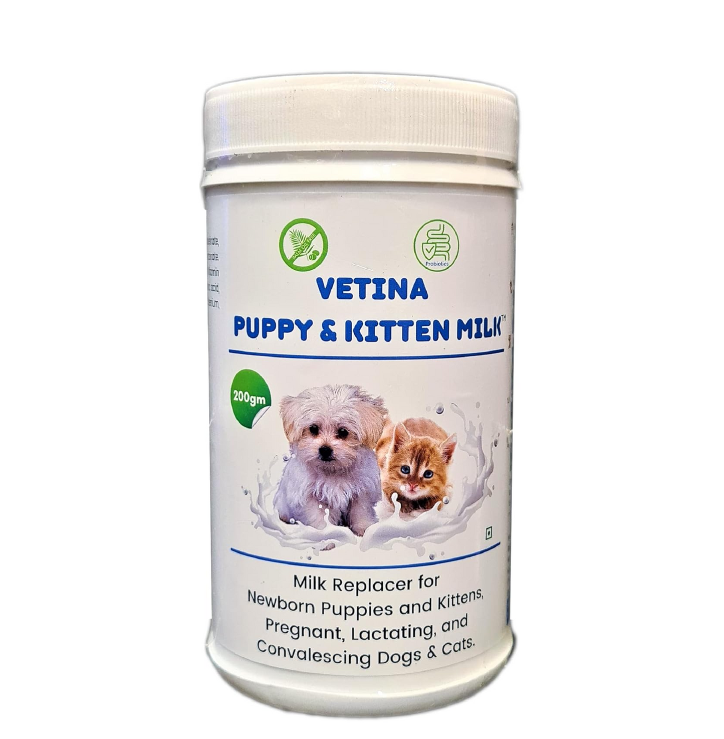 Vetina Puppy & Kitten Milk Replacer, Powder Milk 200G, 1 Count