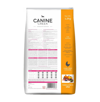 Canine Creek Ultra Premium Puppy Dry Dog Food ,1.2Kg Pack