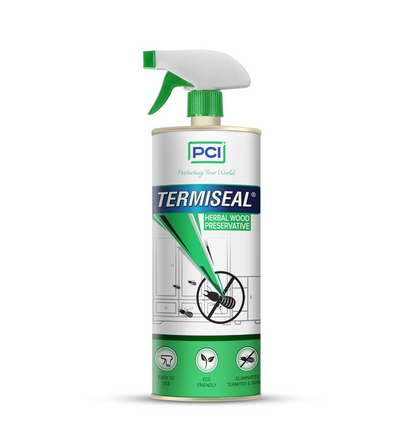 PCI Termiseal Herbal Wood Preservative Spray | Eco-Friendly Termite Killer Spray| Wood Preservative and Termite, Borer, Insect Repellant For Home, Kitchen and Offices 500 ml