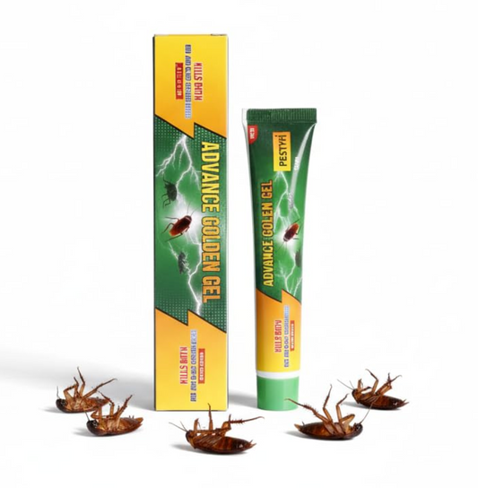 Advance Golden Gel Cockroach Killer 50g | Herbal, Non-Toxic, Odourless | Child & Pet Safe | Long-Lasting | Indoor & Outdoor Safe | Safe for Home & Travel Friendly