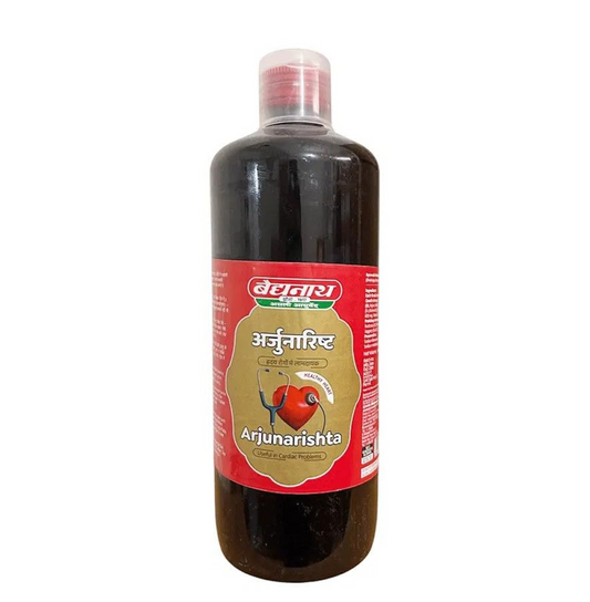 Baidyanath asli ayurved jhansi Arjunarishta Syrup - 450ml | Helps in Management of Blood Pressure | Helpful in maintaining wellness of Heart Problems