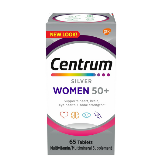 Centrum Silver Women 50+ Multivitamin Tablet, 65 Count