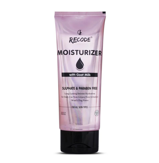 Recode Goat Milk Moisturizer Cream For Face & Body 100Ml | Intense Hydration For Daily Use | Non Greasy | Non Irritant | Suitable For All Skin Types