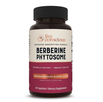 Evorina Live Conscious Berberine Phytosome - Advanced & Bioavailable Berberine Formula, Optimal Energy, Metabolic Health & Weight Management - 30 Servings | High Strength Herbal Supplement | Clean Label Ayurvedic Wellness