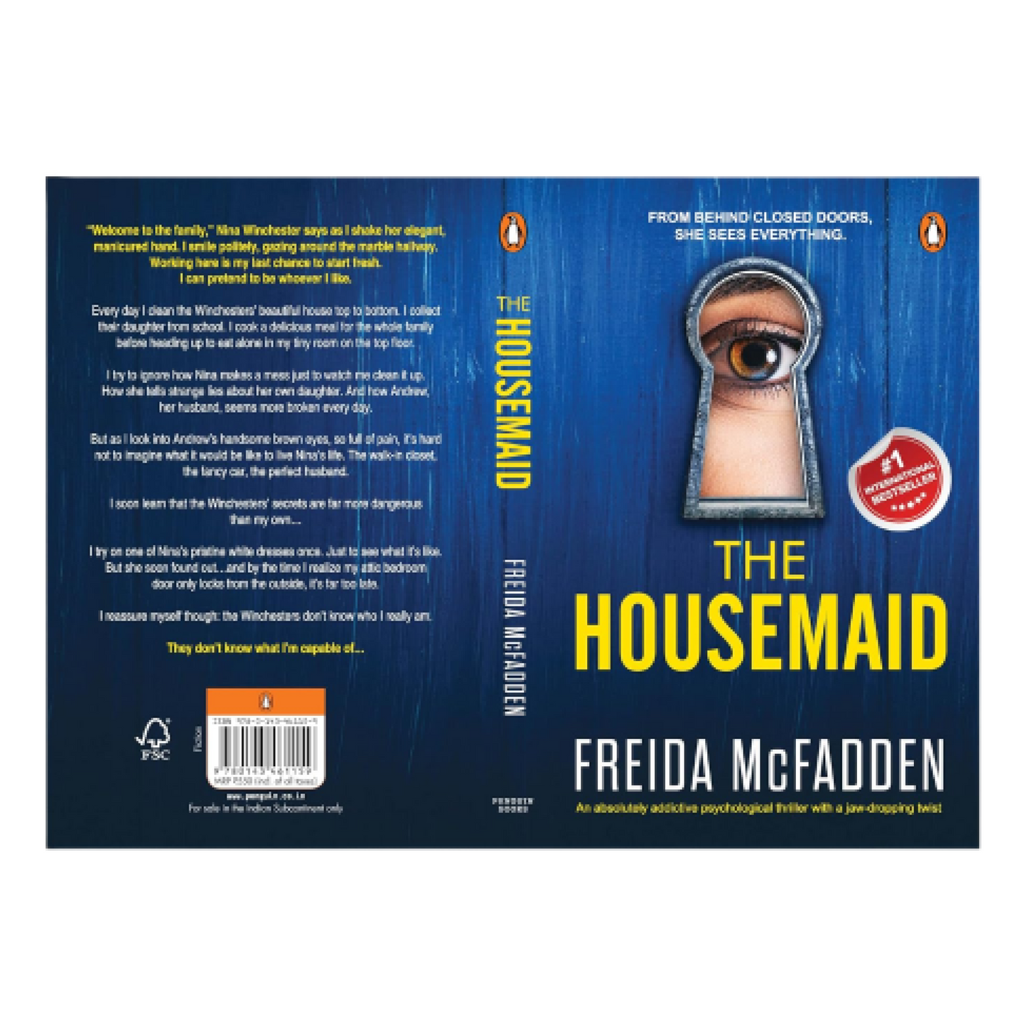 The Housemaid: An Absolutely Addictive Psychological Thriller with a Jaw-Dropping Twist (The Housemaid series, Book1) | TikTok Viral & Bestseller Pick Paperback – 1 January 2022