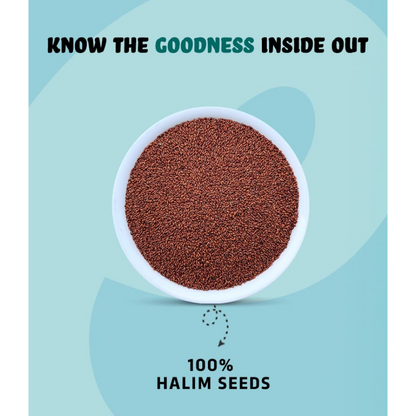True Elements Halim Seeds 500g - Aliv Seeds | High in Fibre and Omega -3 | Garden Cress Seeds | Haleem Seed | Immunity Booster Superfood