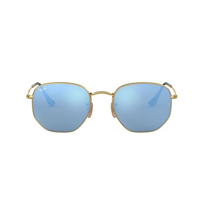 RAY-BAN Mirrored Irregular Unisex Sunglasses (0Rb3548N | 50 Mm| Blue)