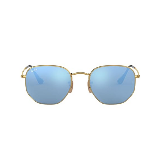 RAY-BAN Mirrored Irregular Unisex Sunglasses (0Rb3548N | 50 Mm| Blue)