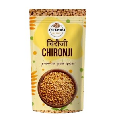 Ashapura Chironji From Soil to Soul - Charoli Seeds - 200g I Raw Charoli I Enjoy the taste of Pure Products I Chemical & Pesticide Free I Best Organic SUPERFOODS I Best Organic Chironji Seeds