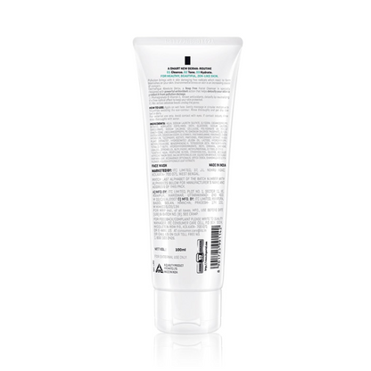 Dermafique Absolute Detox Facial Cleanser – 100ml, with Bio-Active Cellulose Beads, Face Wash Enriched with Vitamin E & Pomegranate Extracts | Soap, Paraben & Alcohol Free | Dermatologist Tested Face Cleanser