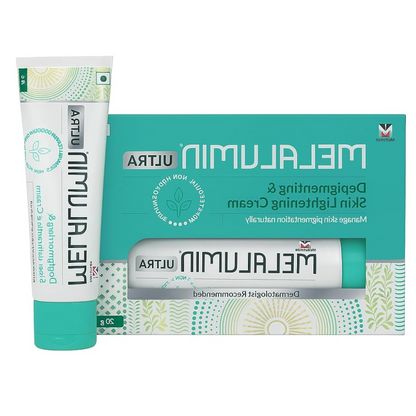 Melalumn Ultra Advanced Depigmenting - Fastest Skin Lightening cream and Radiance-Enhancing Cream with Niacinamide, Glycolic Acid, Kojic Acid, and Arbutin for Hyperpigmentation Treatment and Even Skin Tone, 20g