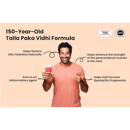 BBETTER CerviUrja - Ayurvedic Neck, Shoulder Pain Relief & Cervical Spondylitis Relief | Made by Taila Paka Vidhi Method | 60 Softgels