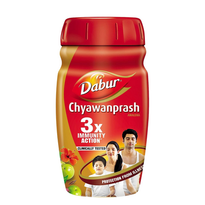 Dabur Chyawanprash - 500g | 3X Immunity Action | With 40+ Ayurvedic Herbs | Helps Build Strength & Stamina | Builds Overall Health
