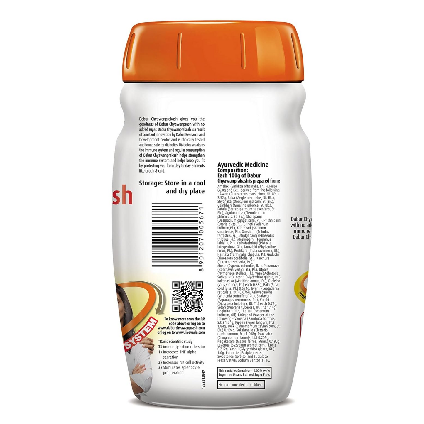 Dabur Chyawanprakash Sugarfree powder : Clincally Tested Safe for Diabetics |Boosts Immunity |helps Build Strength and Stamina - 900gm