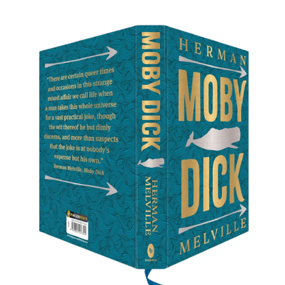 Moby Dick by Herman Melville (Deluxe Hardbound Edition) – Classic American Literature| Adventure Novel Hardcover