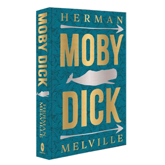 Moby Dick by Herman Melville (Deluxe Hardbound Edition) – Classic American Literature| Adventure Novel Hardcover