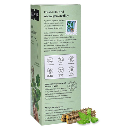 Kapiva Wild Tulsi Giloy Juice | Fresh Tulsi and Neem-grown Giloy to Support Immune Health