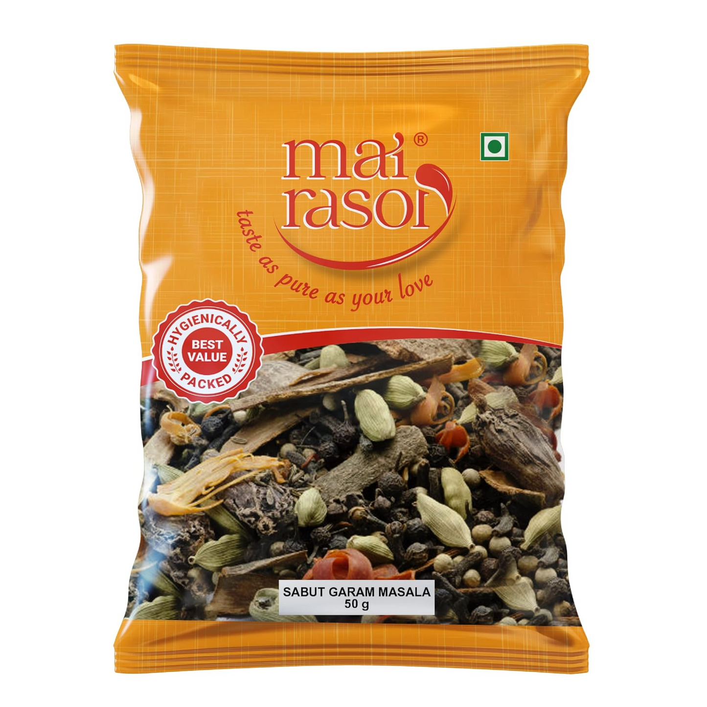 MAI RASOI Whole Sabut Mix Garam Masala (50 Gram)