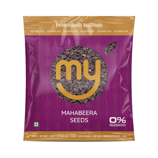 mymillets Mahabeera Seeds 450 g | Pure & Natural | Supports Joint & Bone Health | Rich in Nutrients | Vana Tulasi | Pignut Seeds | Talmakhana | Carya Glabra