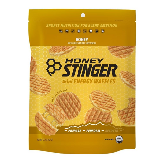 Honey Stinger Organic Mini Honey Waffles | Energy Stroopwafel for Exercise, Endurance and Performance | Sports Nutrition for Home & Gym, Pre and Post Workout | 1 Bag, 5.3 Ounce