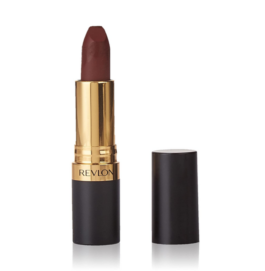 REVLON Super Lustrous Matte Lipstick, 80% Conditioning Ingredients, intance color, Waterproof, Long-Lasting, 100% Vegan Lipstick, Dashing brown (436), 4.25 gm