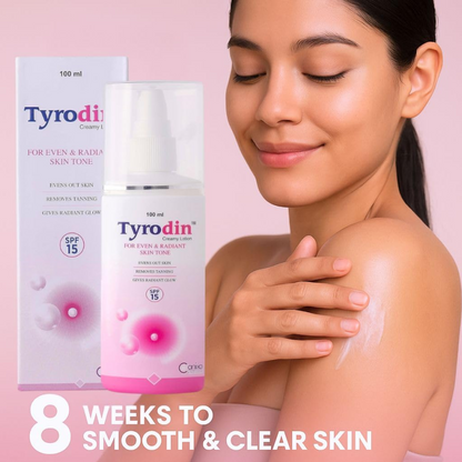 Tyro din Creamy Lotion SPF 15 for Even and Radiant Skin, 100ml