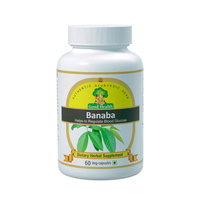 Banaba Natural & Herbal Dietary Supplement (500mg X 60 Veg Capsules)