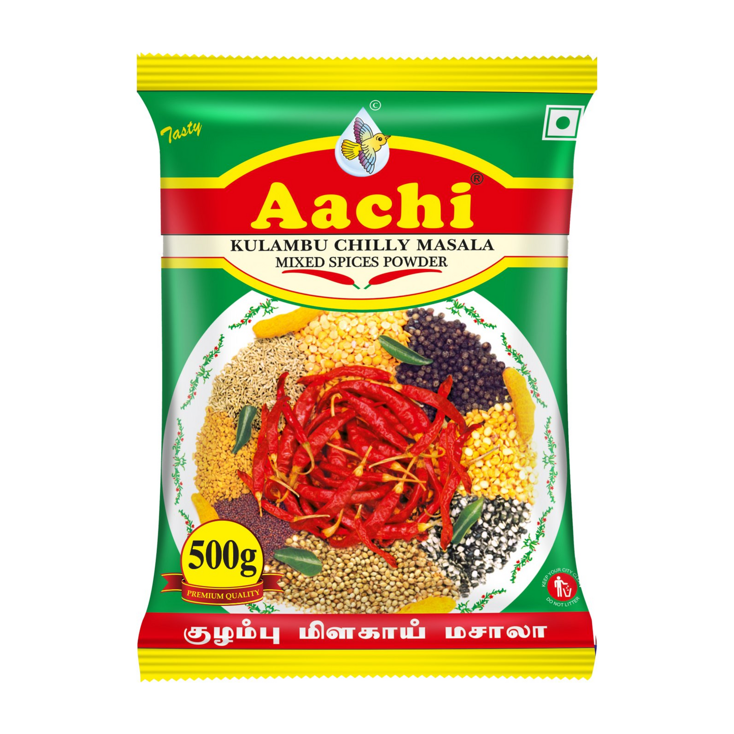 Aachi Kulambu Chilly Vegetable Masala Powder, 500 Gram