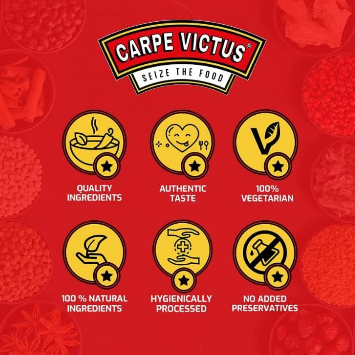 Carpe Victus Tajin Spice Seasoning -100gms | Chilly & Lemon Spice Blend | Taajin Spice Mix for Juices, Fruits, Cocktails, Salads, Snacks, Chilli Lime Masala for Drinks, Mexican Masalas