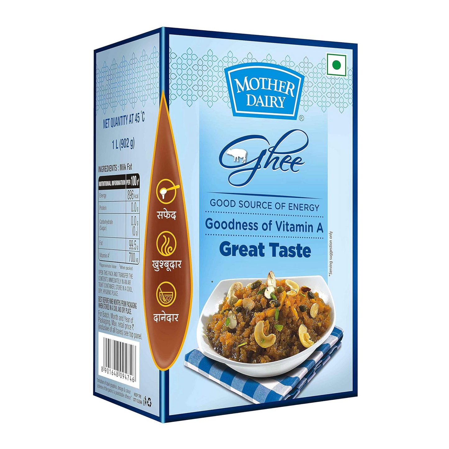 Mother Dairy Pure Healthy Ghee, 1 Litre