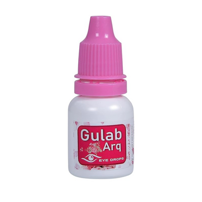 Gulab Ark Eye Drops | 100% Natural | Cools and Moisturizes Eyes | Pack of 1-10 ml