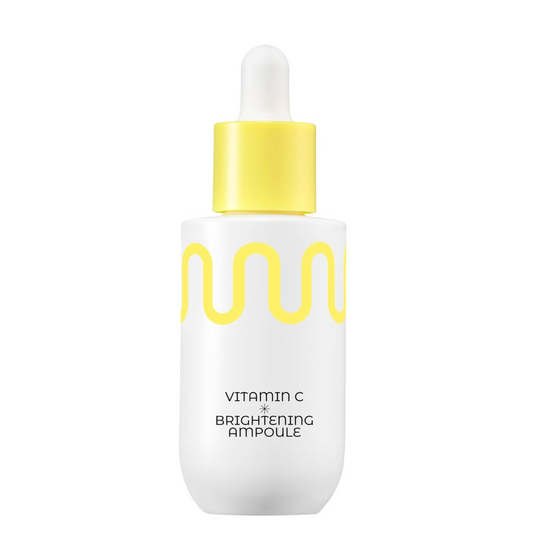 COMMONLABS Vitamin C Brightening Ampoule (30ml) – 15% Pure Vitamin C & Ferulic Acid Facial Serum – Professional Korean Skin Care for Dark Spots, Hyper pigmentation, and Glow – Triple Vita Complex with Hyaluronic Acid