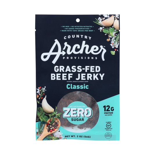 Country Archer Grass Fed Beef Jerky, 2 OZ