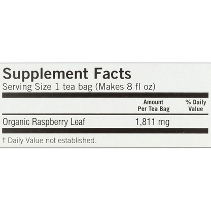 Yogi Tea, Raspberry Leaf, Caffeine Free, 16 Tea Bags, 1.02 oz (29 g)