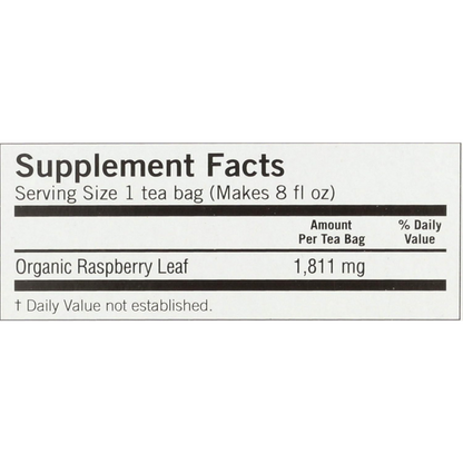 Yogi Tea, Raspberry Leaf, Caffeine Free, 16 Tea Bags, 1.02 oz (29 g)