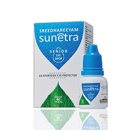 Sreedhareeyam Ayurveda Sunetra Senior Herbal Eyedrops (Above 60 years Age)'