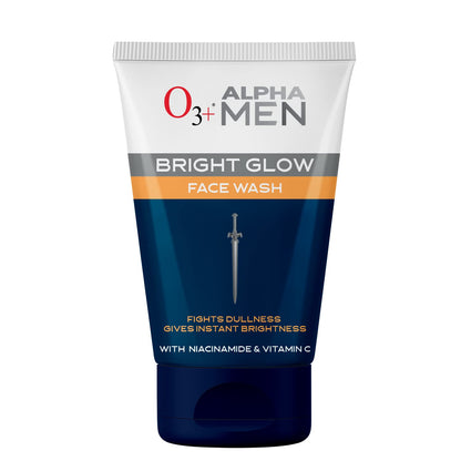 O3+ ALPHA MEN Bright Glow Face Wash 50g