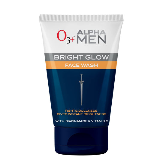 O3+ ALPHA MEN Bright Glow Face Wash 50g