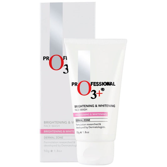 O3+ Brightening & Whitening Face Wash with Cucumber and Aloe Vera Extracts (50g)