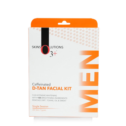Zephivo O3+ Caffeinated D-Tan Facial Kit for removing dirt toxins oil and sweat single session for All Skin Types 40 GM