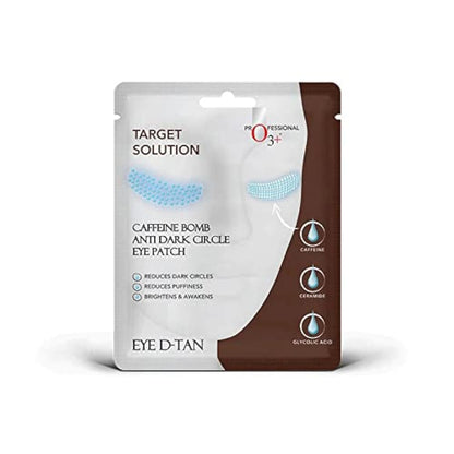 Zephivo O3+ Caffeine Bomb Anti Dark Circle Eye Patch & Eye D Tan, Reduces dark circle| Reduces Puffiness | Brighten and Awakens (single use only) 5G