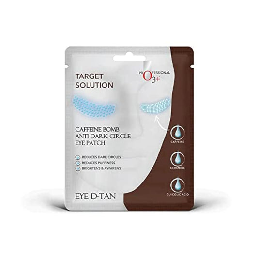 Zephivo O3+ Caffeine Bomb Anti Dark Circle Eye Patch & Eye D Tan, Reduces dark circle| Reduces Puffiness | Brighten and Awakens (single use only) 5G