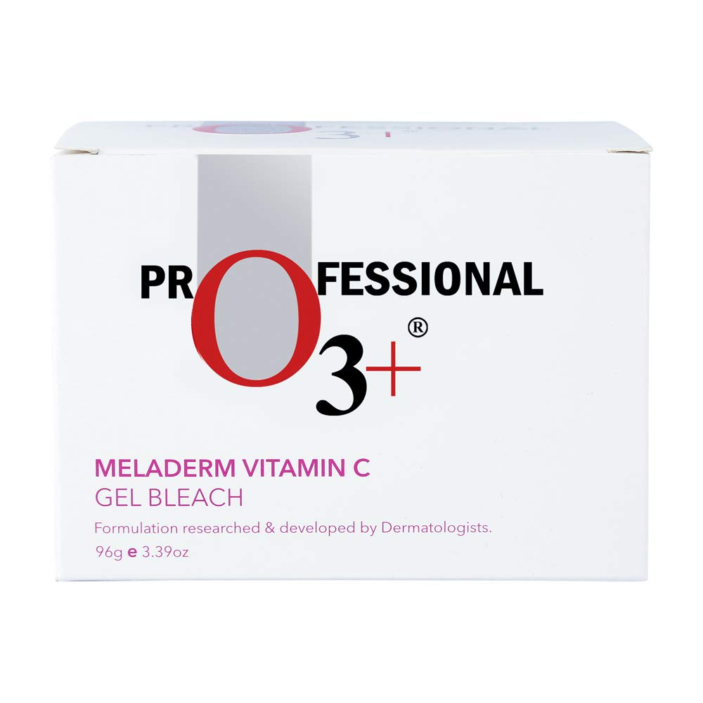 O3+ Meladerm Vitamin C Gel Bleach 96g for Skin Brightening Dull Skin | TAN Removal for Face, Suitable for Men & Women