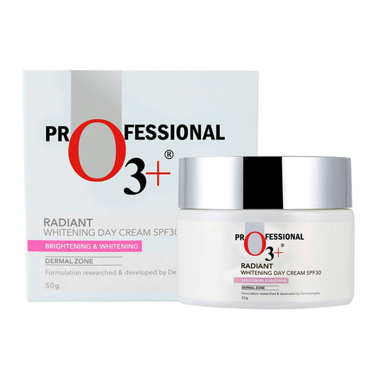 O3+ Radiant Day Cream Moisturiser SPF30 50g for Brightening & Glowing Skin | Moisturises & provides Sun Protection - All Skin Types
