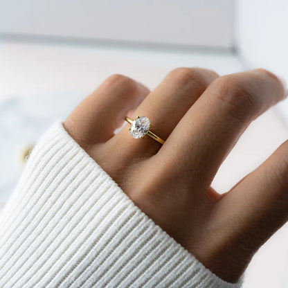 Oval Ring, CZ Ring, Promise Ring, Wedding Ring, Engagement Ring, Anniversary Ring, Diamond Ring, Cubic Zirconia Ring Gold Ring, Gift for Her